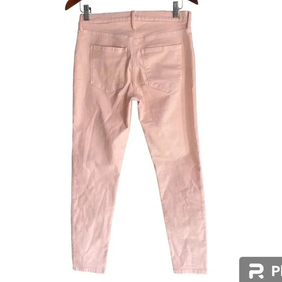 Banana Republic Women's Icy Pink Skinny Crop Jeans SZ 26 - Picture 2 of 8